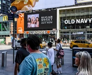 Billboard in New York City.
