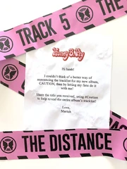 Specially selected  were given the track names for Caution