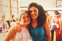 Marina at a dance competition at age 14