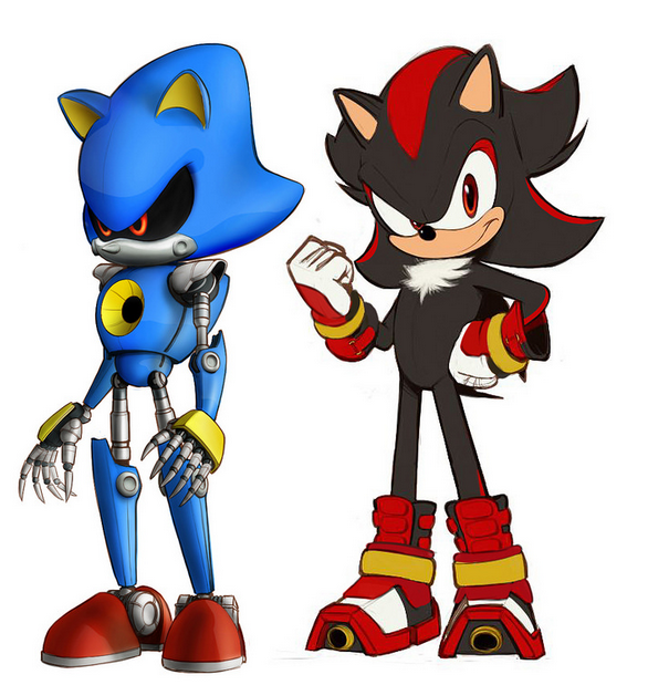 Shadow x Metal Sonic.