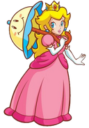 Diseño de Peach del juego: "Super Princess Peach"