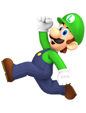 Luigi (Jumping) - Render