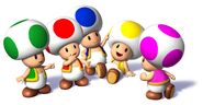 Toads de colores