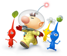 Olimar & Pikmins