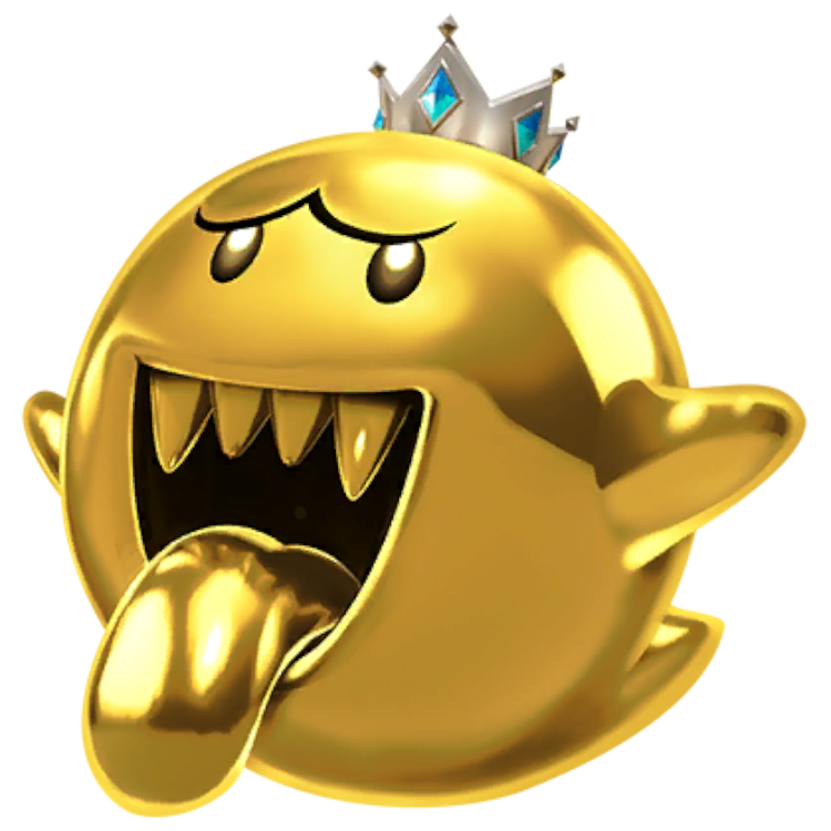 INSTINCTOY HELLOWEEN inc. 「GOLD KING」 Gold King Boo | Mario Kart : Spooky Halloween Wiki | Fandom