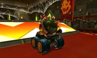 Die Strecke aus Mario Kart 7, dann siehe Bowsers Festung (3DS)