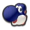 Mario Kart 8 Icon Blauer Yoshi
