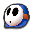 Blauer Shy Guy