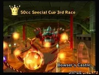 Die Strecke aus Mario Kart Wii, dann siehe Bowsers Festung (Wii)