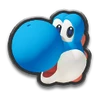 Mario Kart 8 Icon Hellblauer Yoshi