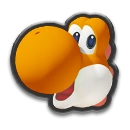 Mario Kart 8 Icon Oranger Yoshi