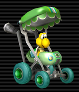 Koopa im Baby-Booster in Mario Kart Wii