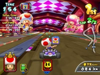 MKAGP Screenshot Toad und Toadette im Yoshi Park