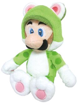 Sanei SUPER MARIO - Super Mario 3D World Cat Mario, Small, 9.5 Inch