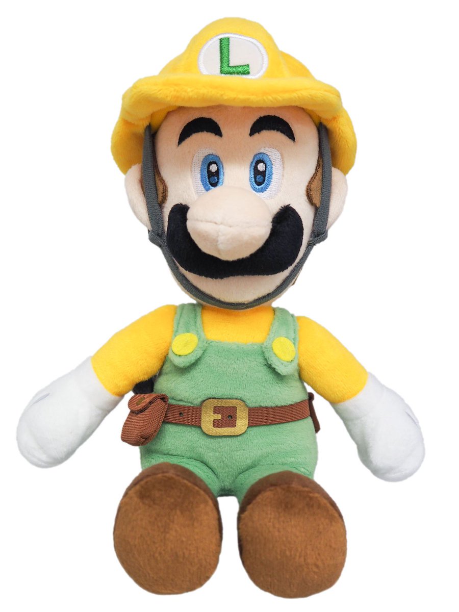 Sanei Super Mario All Star Collection 10 Luigi Plush, Small