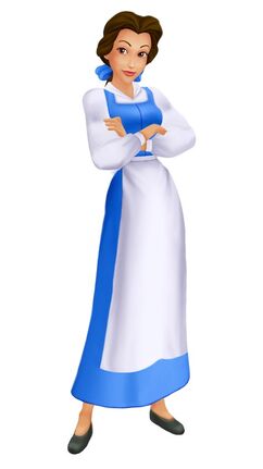 Belle as she appears throughout most of the Kingdom Hearts games.