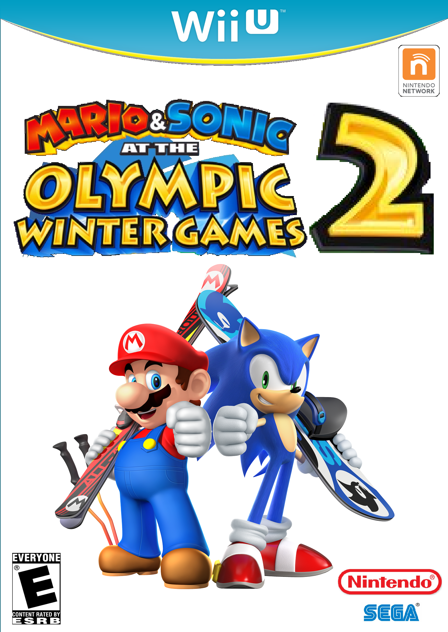 Mario and sonic at the olympic winter games wii top