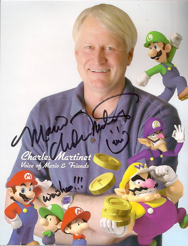 Who does Charles Martinet play in The Super Mario Bros. Movie