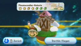 SMG2 Screenshot Flaumwandler-Galaxie