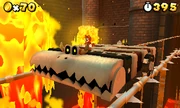 A Spine Coaster in Super Mario 3D Land