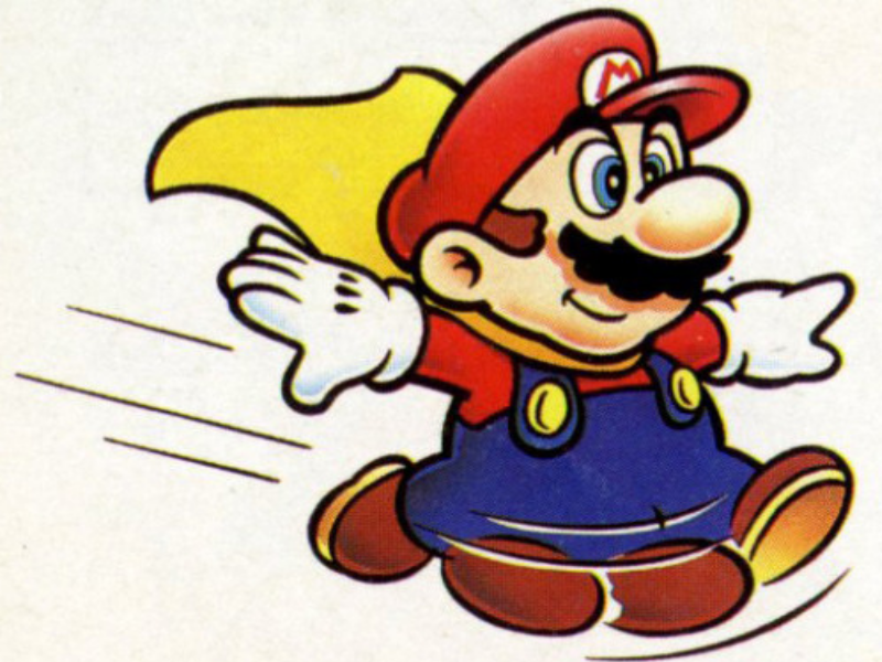 super cape mario