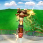 MKW Screenshot Diddy Kong Sprungturbo Sport-Bike 1