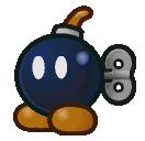 Sprite de Bob-omb en Paper Mario: Sticker Star