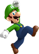 Jumping Luigi