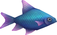 Blue fish SMG model
