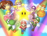 One of the puzzle artworks