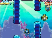 Peach near two Urchins.