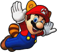 Sprite von Waschbär-Mario aus Puzzle & Dragons: Super Mario Bros. Edition