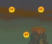 Three Lava Bubbles from New Super Mario Bros. Wii.