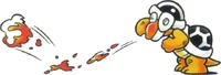 Artwork of Fire Brother from Super Mario Bros