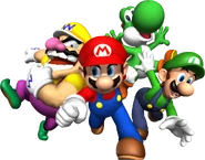 All the four playable characters together