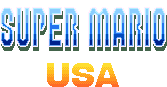 Super Mario USA in-game logo