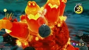 Magmaws roaming the lava ocean eating the small planets as the go!