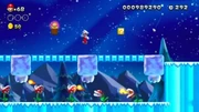 Several Venus Fire Traps on ice as seen in New Super Mario Bros. U.