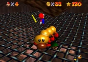 Wiggler battle SM64