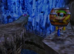 DK64 Screenshot Kristall Kaverne Tiny Kong Goldene Banane 1