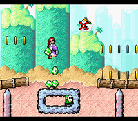 SMW2 Screenshot Lakitus Jammertal