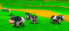 Moo Moo Meadows, Mario Kart Racing Wiki