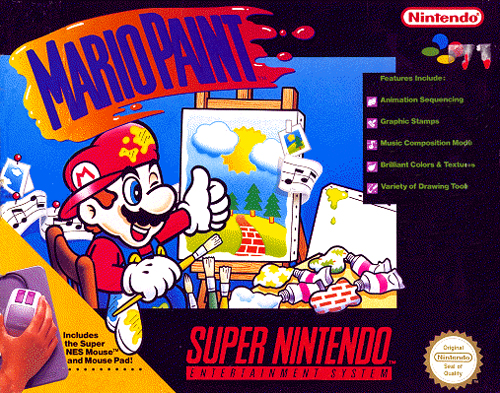 super nintendo mario paint