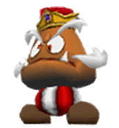 Gumba König Paper Mario