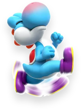 Cyan Yoshi | Mario Wiki | Fandom