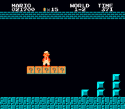 Fire Mario in Super Mario Bros.