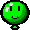 Super Mario World 2: Yoshi's Island sprite (green)