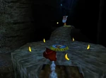 DK64 Screenshot Kristall Kaverne Donkey Kong Goldene Banane 1