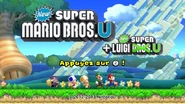 Écran-titre de New Super Mario Bros. U + New Super Luigi U