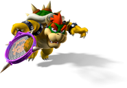 Artwork de Bowser en Mario Power Tennis